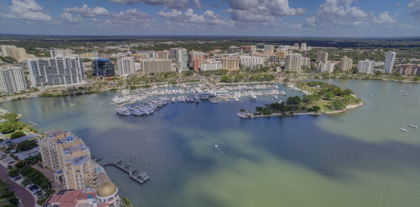 Sarasota from bridge