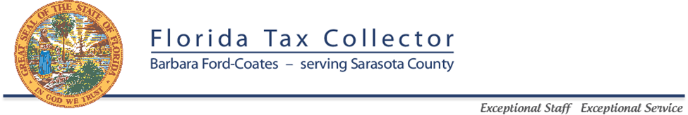 Florida Tax Collector Sarasota County Logo
