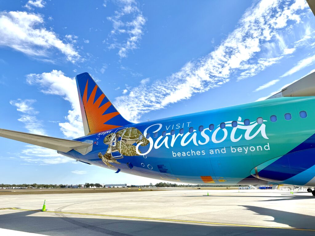 Sarasota Branded Plane